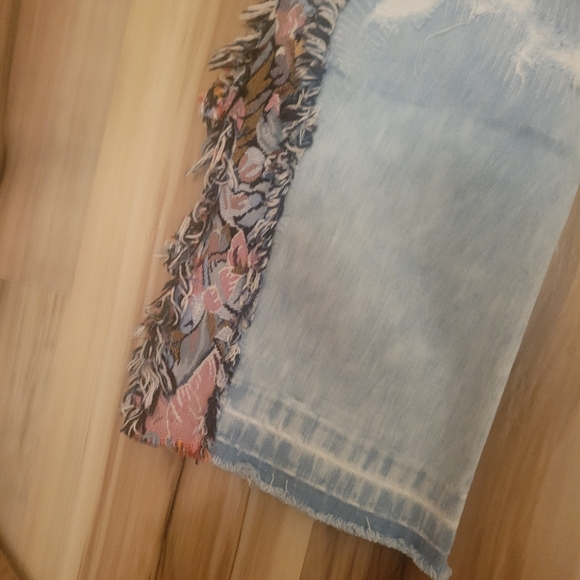 Stacked Jeans Floral Embroidery Size 32 - Picture 11 of 12